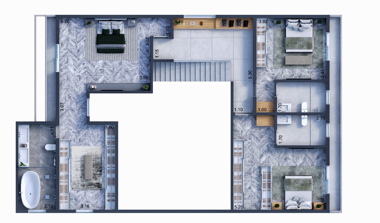Planta da Casa 7 — piso térreo